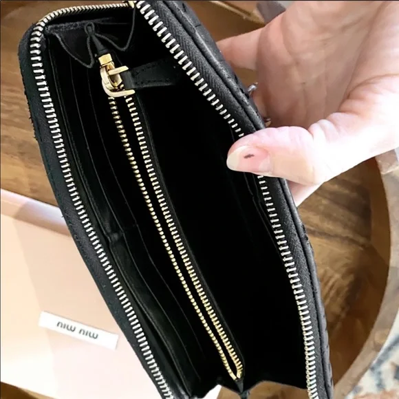 Miu Miu (by Prada) Nappa Leather Large Wallet - Picture 7 of 10